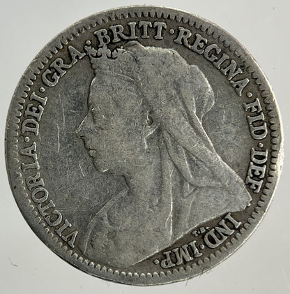 1898 Victoria Threepence Silver Coin | Collectable Grade