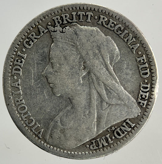1898 Victoria Threepence Silver Coin | Collectable Grade