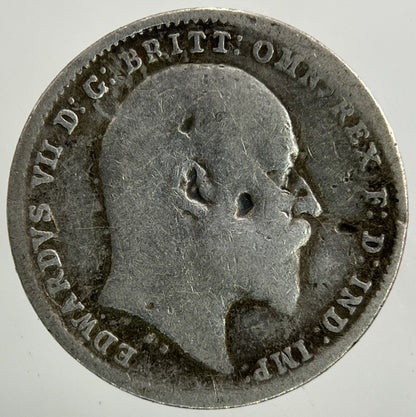 1908 Edward VII Threepence Silver Coin | Collectable Grade