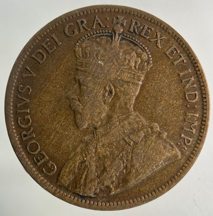 1919 Canada One Cent Coin | Fine Collectable Grade