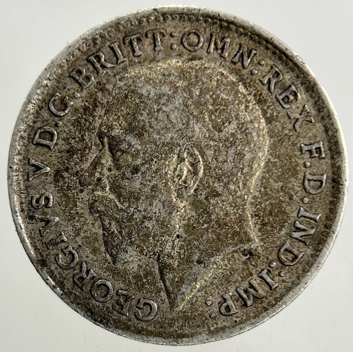 1919 George V Threepence Silver Coin | Very High Grade