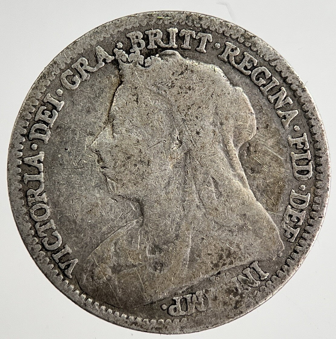1893 Victoria Threepence Silver Coin | Collectable Grade | a8471