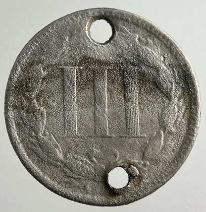US USA 3 III Cents Nickel Coin | Collectable Grade