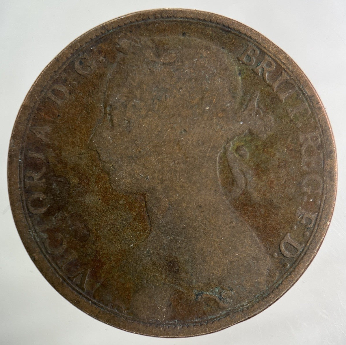 1892 Victoria One Penny Coin | Collectable Grade