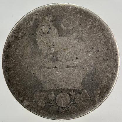 1826 George IV Shilling Silver Coin | Fair Grade