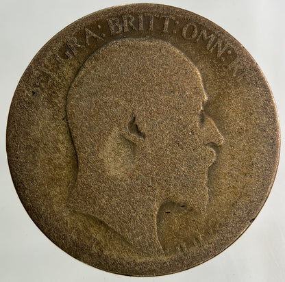 1906 Edward VII Half - Penny Coin | Fair Grade