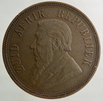 1898 South Africa One Penny Coin | Fine Collectable Grade