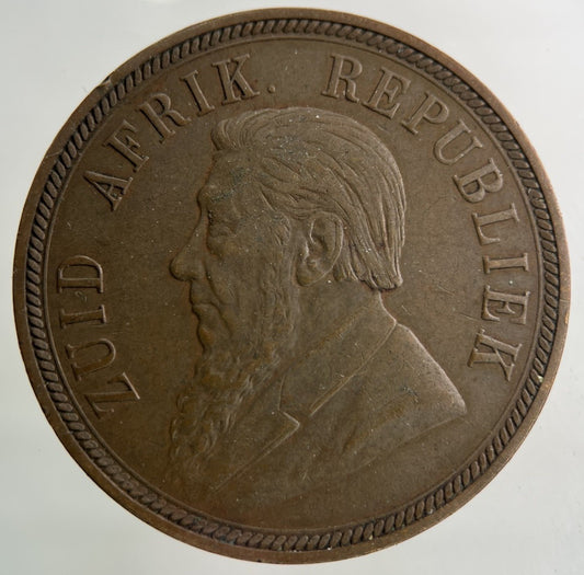 1898 South Africa One Penny Coin | Fine Collectable Grade