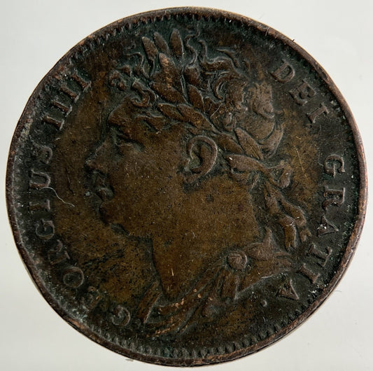 1822 George IV Farthing Coin | Fine Collectable Grade