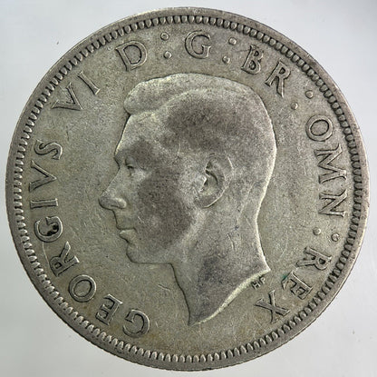 1940 George VI Half - Crown Silver Coin | Fine Collectable Grade