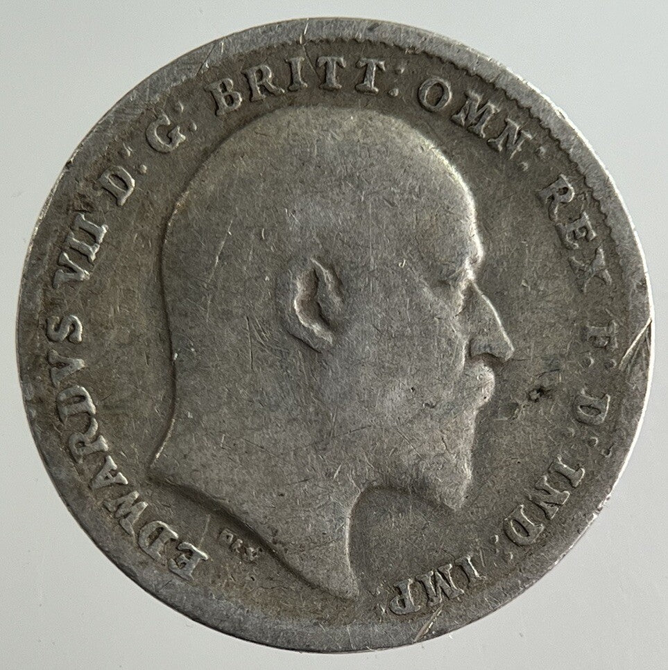 1902 Edward VII Threepence Silver Coin | Collectable Grade