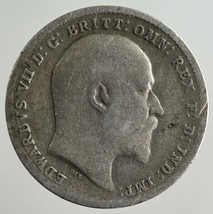 1902 Edward VII Threepence Silver Coin | Collectable Grade