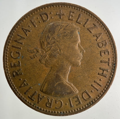 1961 Elizabeth II 2nd One Penny Coin | Fine Collectable Grade
