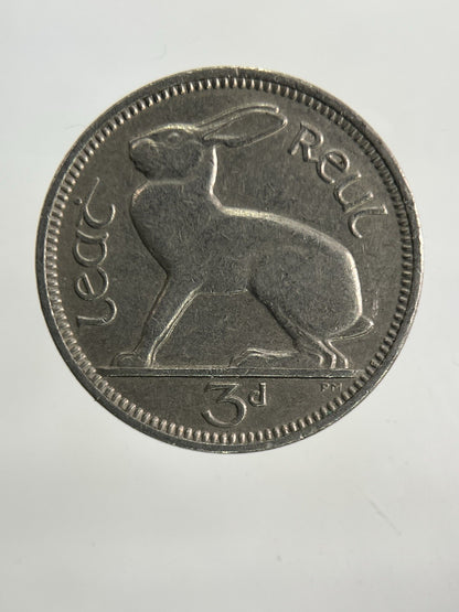1968 Irish Threepence Coin | Fine Collectable Grade