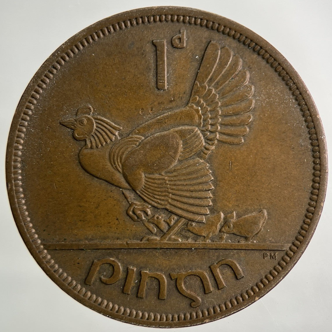 1948 Irish Ireland One Penny Coin | Very High Grade