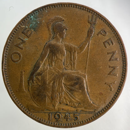 1945 George VI One Penny Coin | Collectable Grade