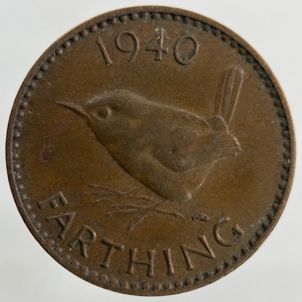 1940 George VI Wren Farthing Coin | Collectable Grade