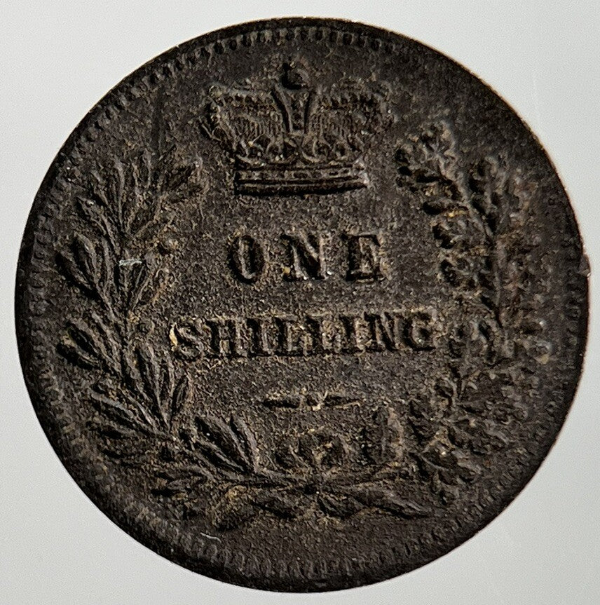 19th Century Victoria Shilling Toy Money Coin Token | Collectable Grade | a2232