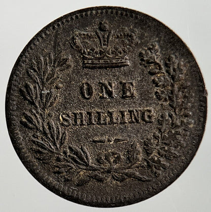 19th Century Victoria Shilling Toy Money Coin Token | Collectable Grade | a2232