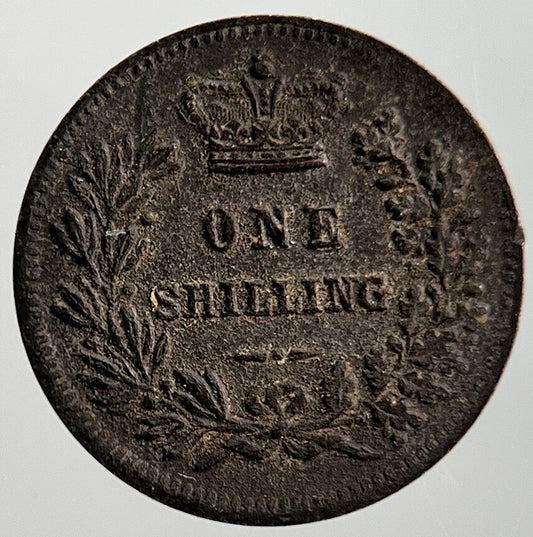 19th Century Victoria Shilling Toy Money Coin Token | Collectable Grade | a2232