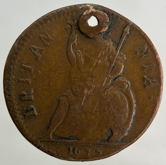1675 Charles II 2nd Farthing Coin | Fine Collectable Grade