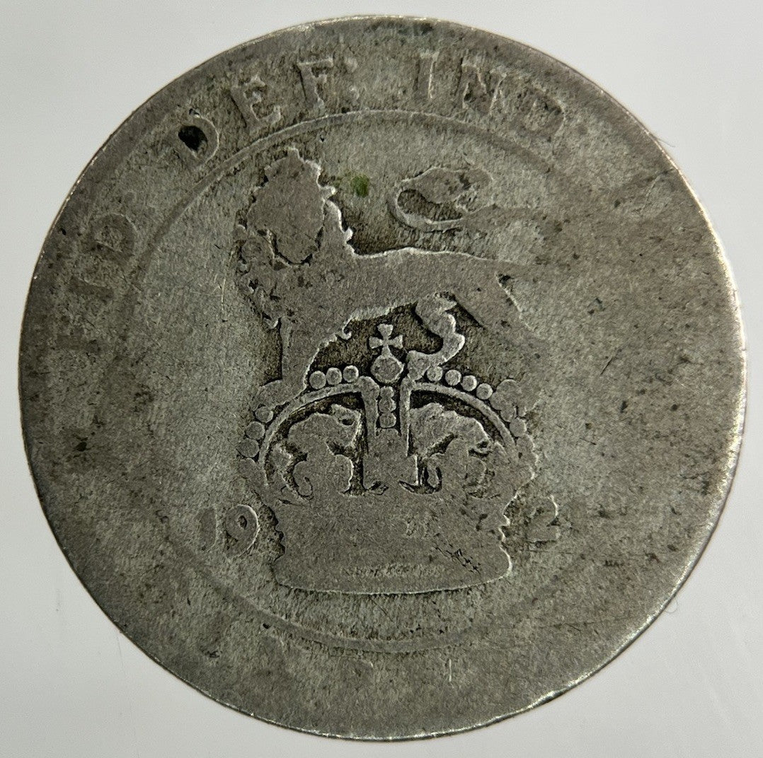 1921 George V Sixpence Silver Coin | Fair Grade