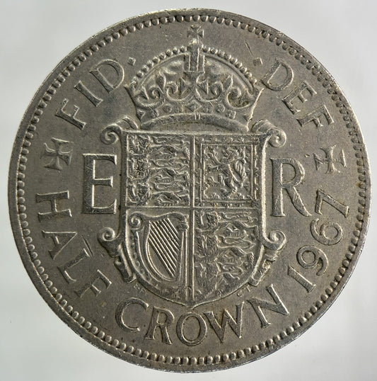 1967 Elizabeth II 2nd Half - Crown Coin | Fine Collectable Grade