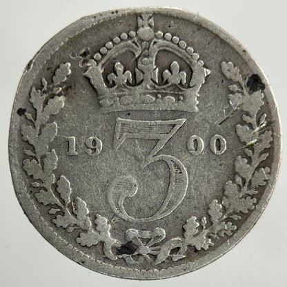 1900 Victoria Threepence Silver Coin | Collectable Grade