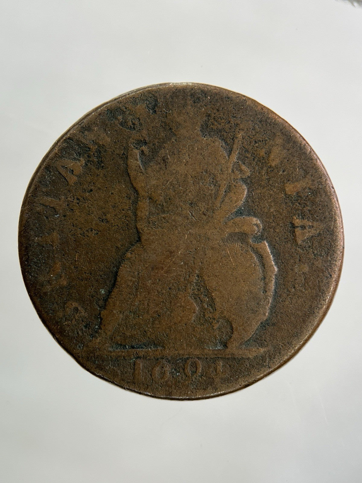 1694 William III 3rd & Mary Farthing Coin | Collectable Grade