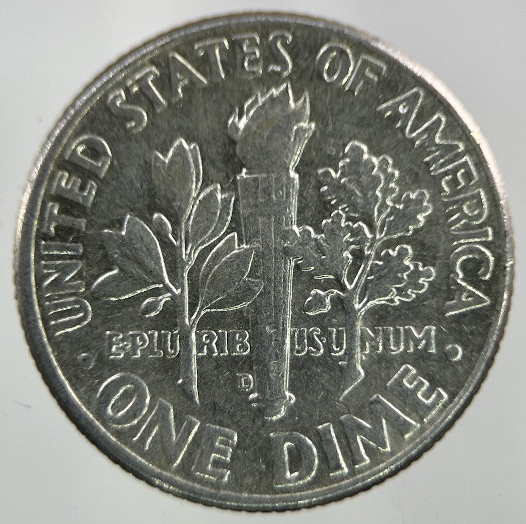 1964 - D US USA Roosevelt Dime Silver Coin | Fine Collectable Grade