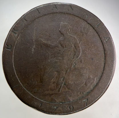 1797 George III 3rd Cartwheel One Penny Coin | Collectable Grade