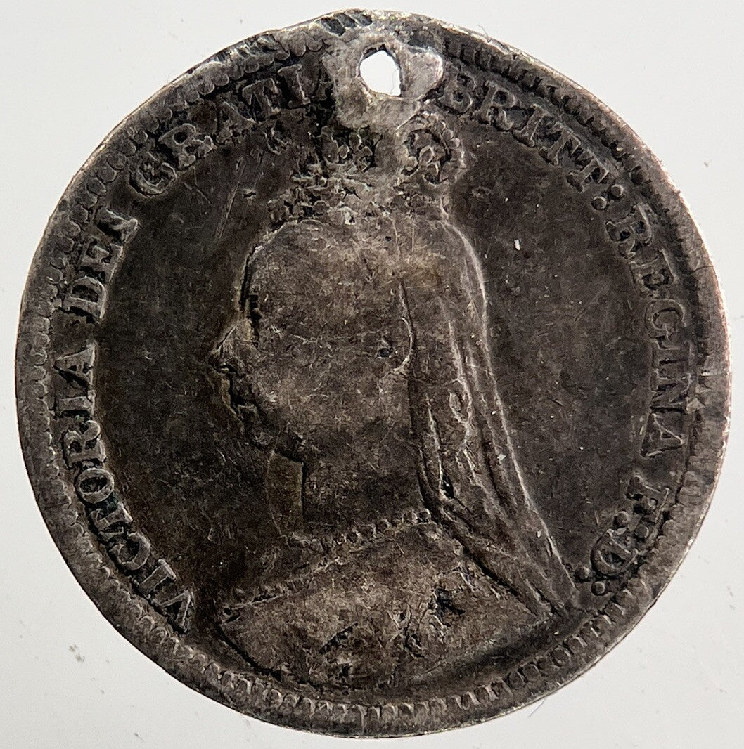 1890 Victoria Threepence Silver Coin | Collectable Grade | a5426