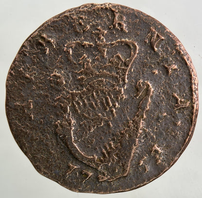 1769 Irish Half - Penny Coin | Collectable Grade