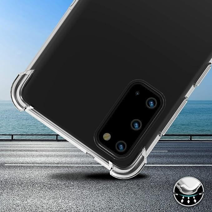 Samsung Galaxy S20 Clear Protective TPU Cover Slim Fit Phone Case Transparent