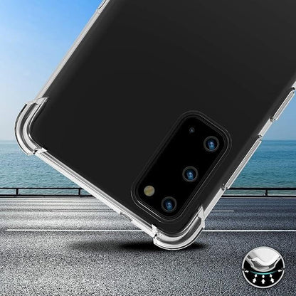 Samsung Galaxy S20 Clear Protective TPU Cover Slim Fit Phone Case Transparent