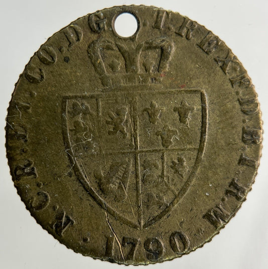 1790 George III 3rd Gaming Token Coin | Collectable Grade