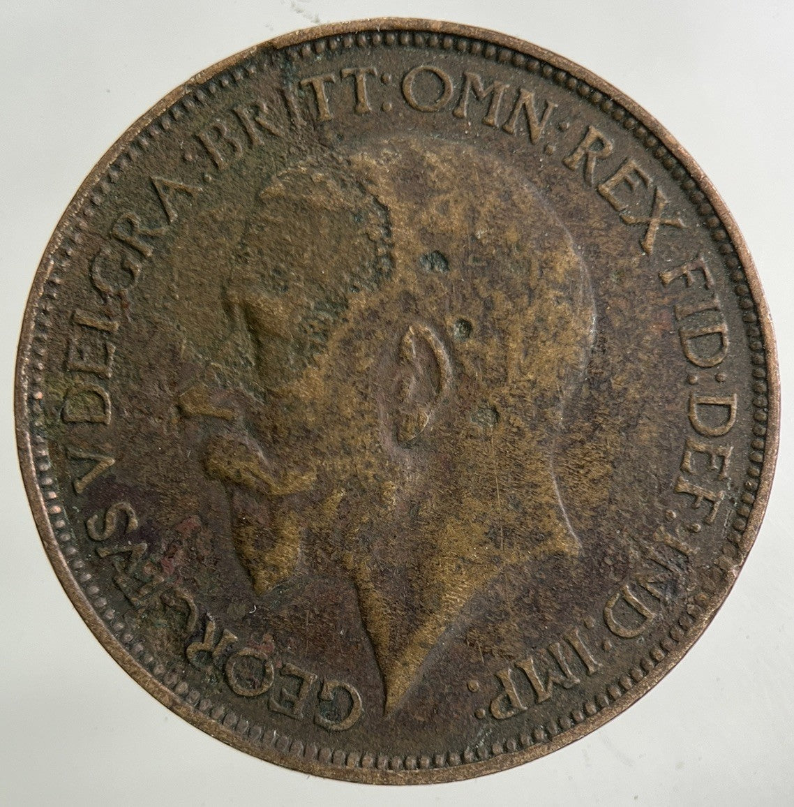 1924 George V Half - Penny Coin | Collectable Grade
