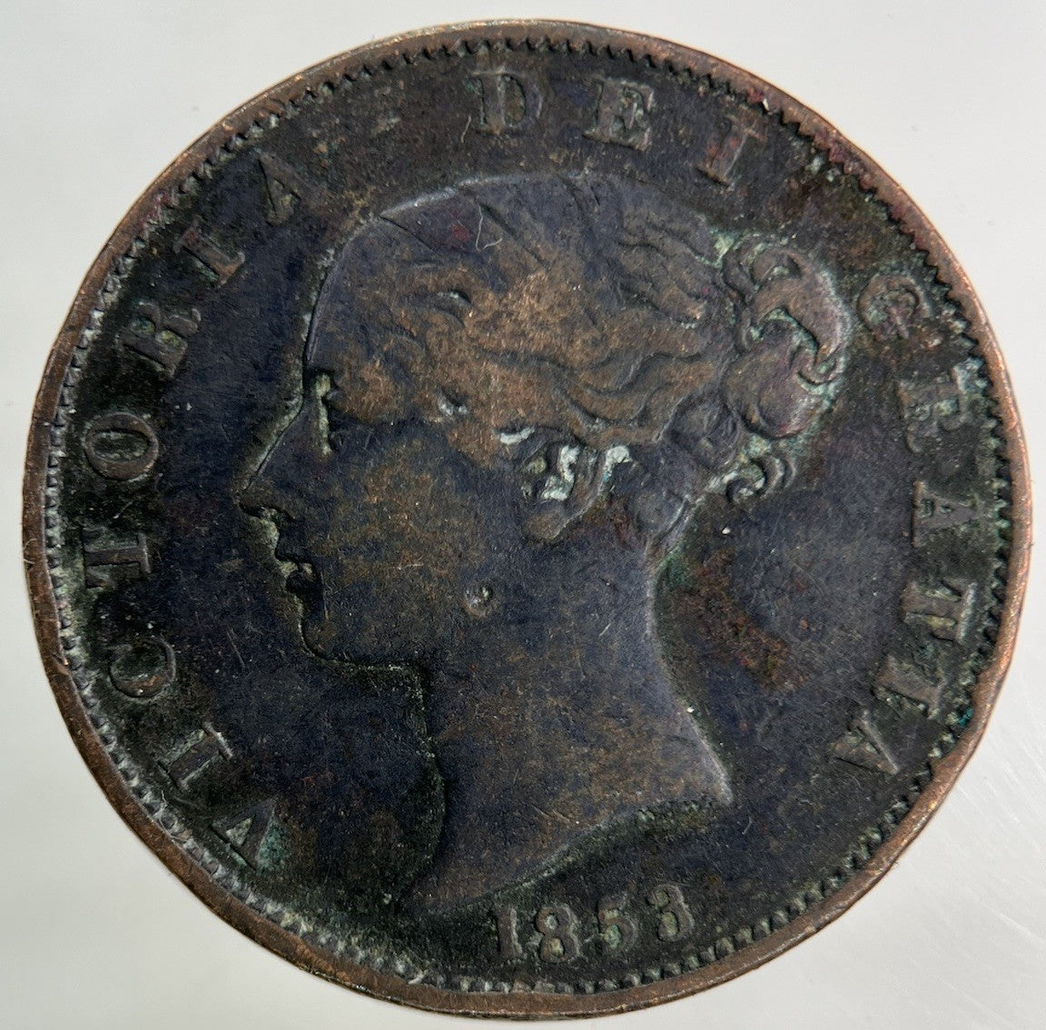 1853 Victoria Half - Penny Coin | Collectable Grade
