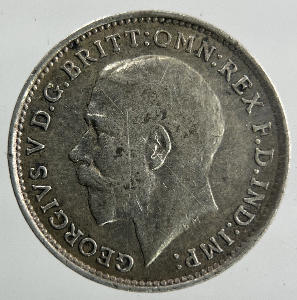 1918 George V Threepence Silver Coin | Fine Collectable Grade