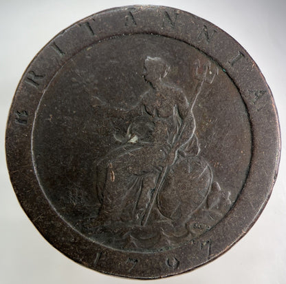 1797 George III 3rd Cartwheel One Penny Coin | Collectable Grade