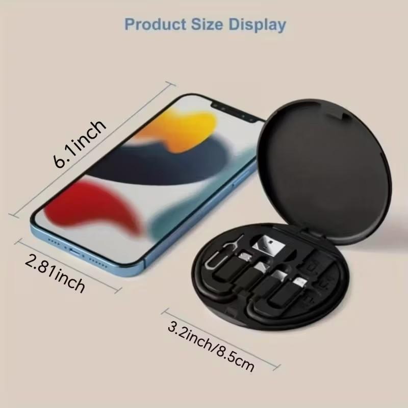5 in 1 Charging Kit Multiple Adapters Type C/A/Micro/Lightning iPhone Samsung