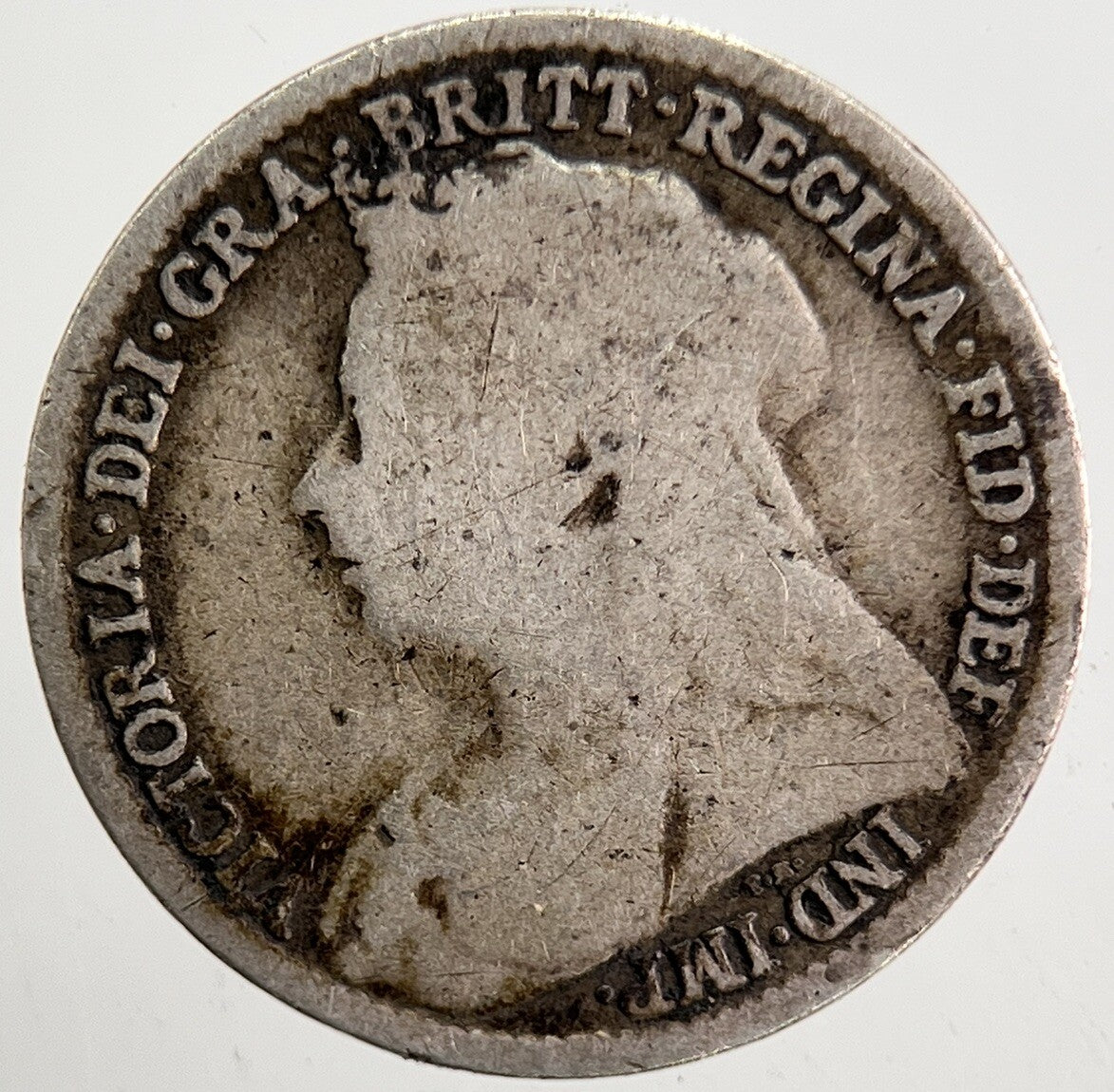 1896 Victoria Threepence Silver Coin | Collectable Grade | a5332