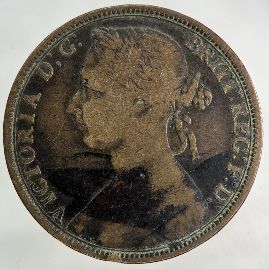 1891 Victoria One Penny Coin | Collectable Grade