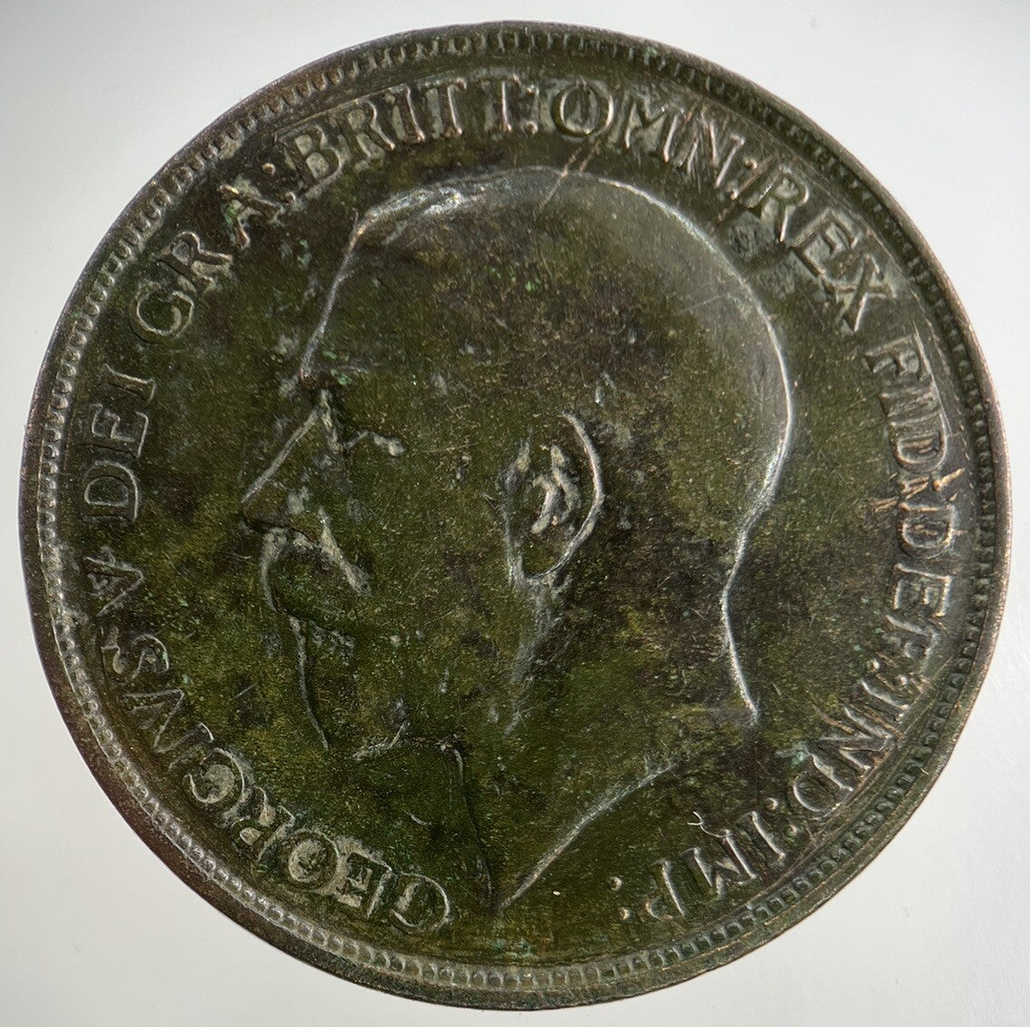 1913 George V One Penny Coin | Fine Collectable Grade