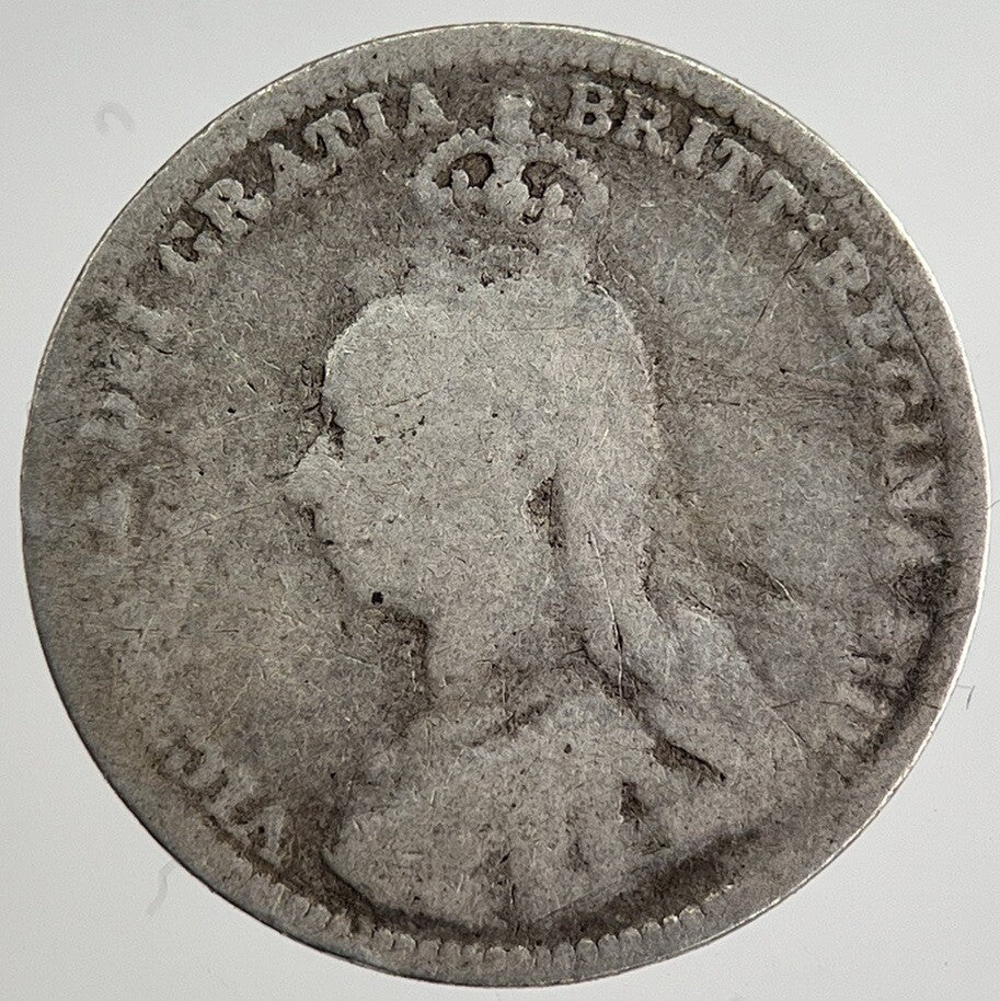 1890 Victoria Threepence Silver Coin | Collectable Grade | a8475