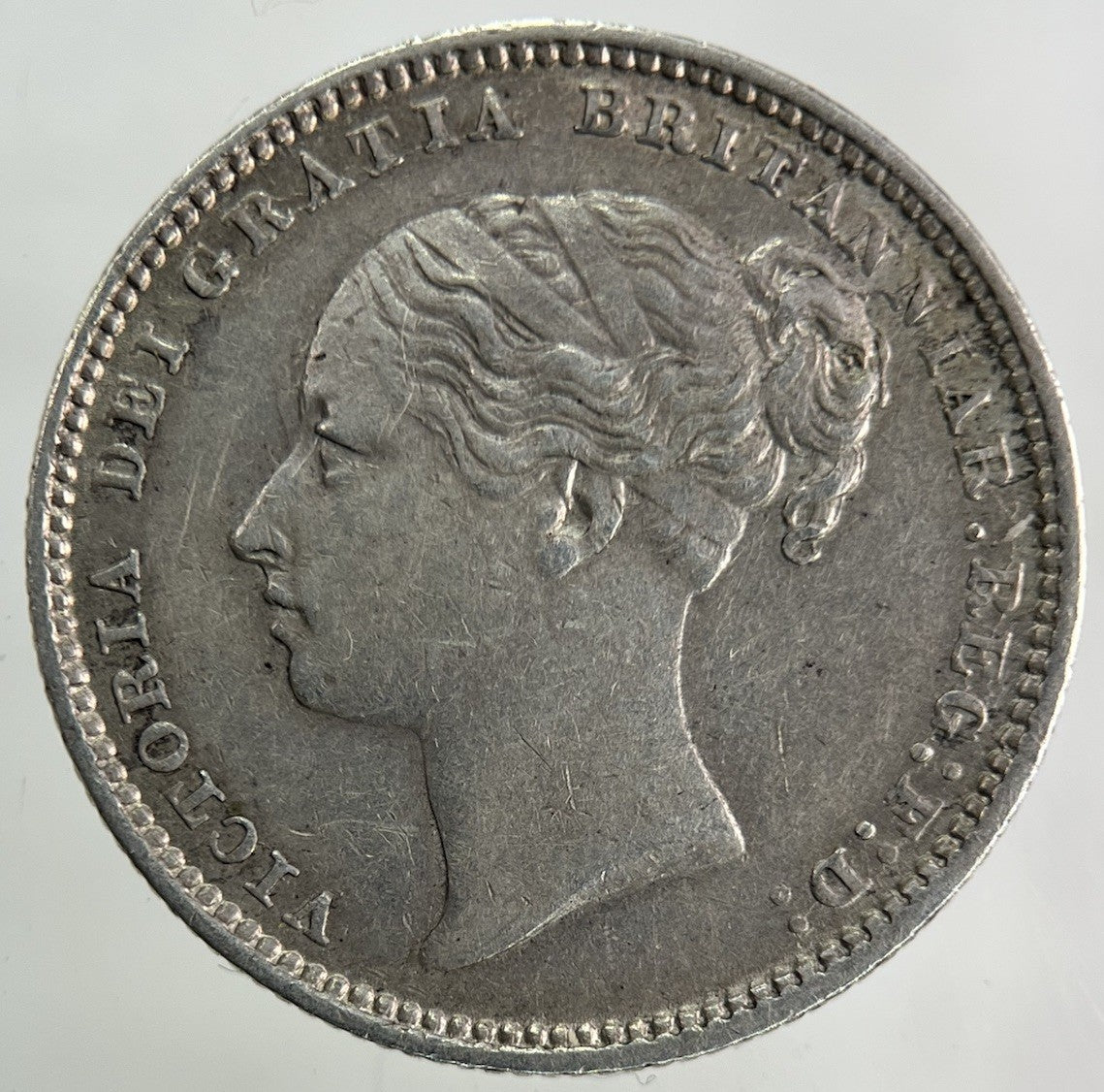 1883 Victoria Shilling Silver Coin | Very High Grade