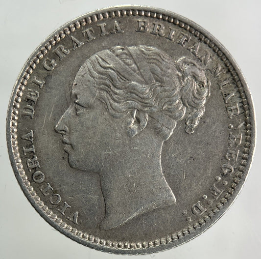 1883 Victoria Shilling Silver Coin | Very High Grade