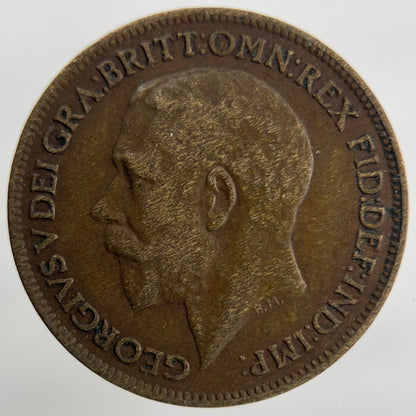 1921 George V Farthing Coin | Collectable Grade