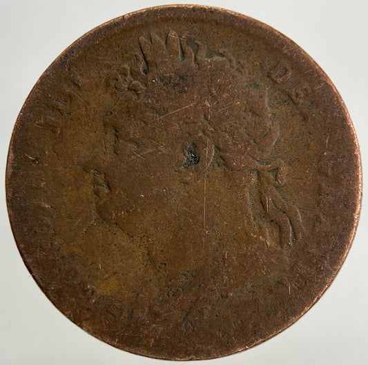 1825 George IV Farthing Coin | Fair Grade