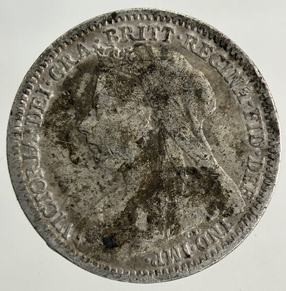 1900 Victoria Threepence Silver Coin | Fine Collectable Grade